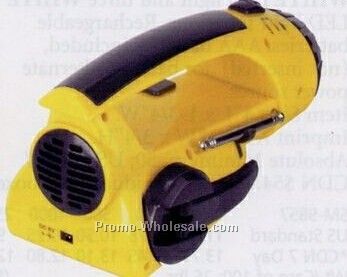 7"x3-1/4"x3-3/4" Wind-up Flashlight/ Radio