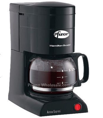 9.13"x6.94"x11.28" Black Aroma Express Coffeemaker