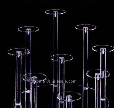 Acrylic Pedestal - 9 Dumbbell Grouping