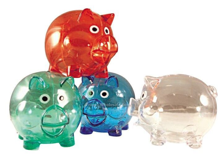 Plastic Piggy Bank