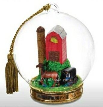 Amish Farm Memory Globe