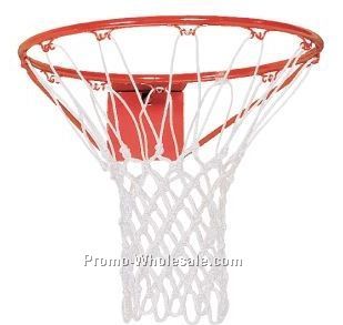 Anti-whip Extra Heavy White Nylon Basketball Net