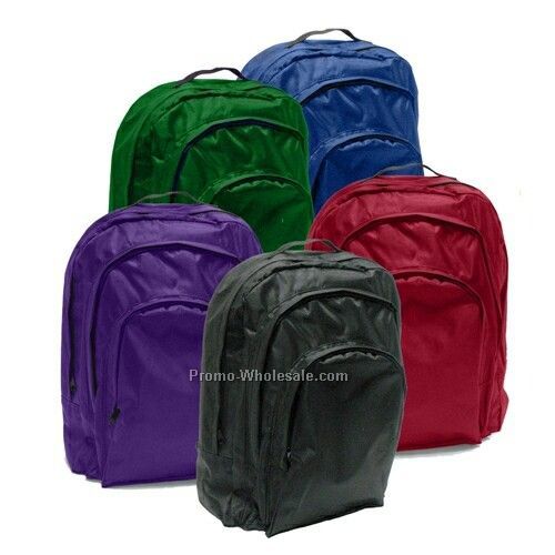 Backpack W/ 3 Large Pockets - 420d