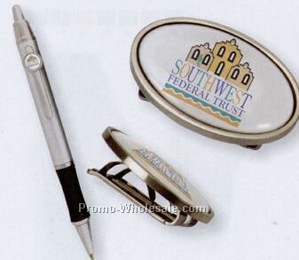 Ballpoint Pen And Money Clip