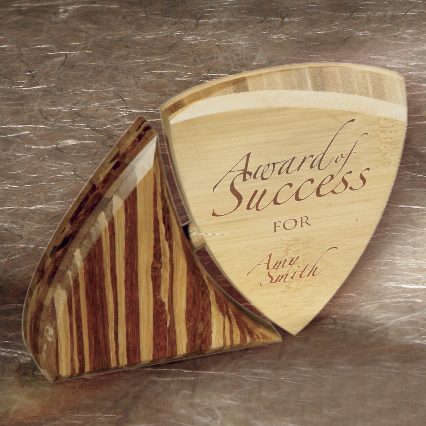 Bamboo Commemorative Desktop Awards, 5-1/2" X 4"