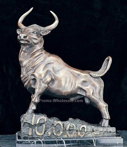 Bronze Bull Cracking 10,000 Mark - Paloma Collection Limited Edition