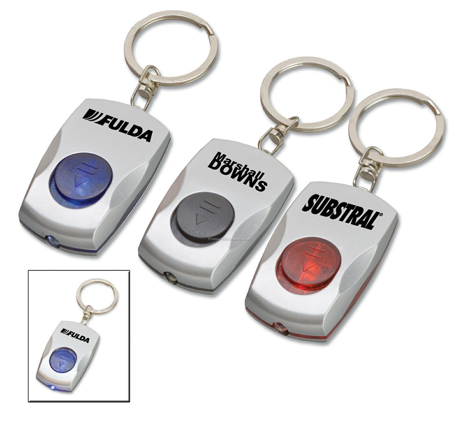 Button Key Tag Light