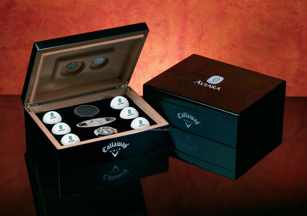 Callaway Custom 6 Ball Cigar Humidor