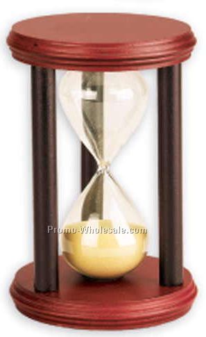 Cherry Wood Hourglass Sand Timer