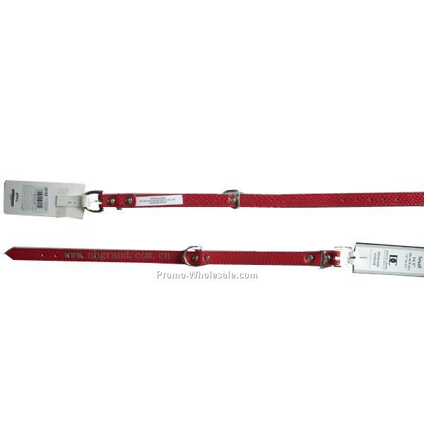 Classic Dog Collar Red - Xs