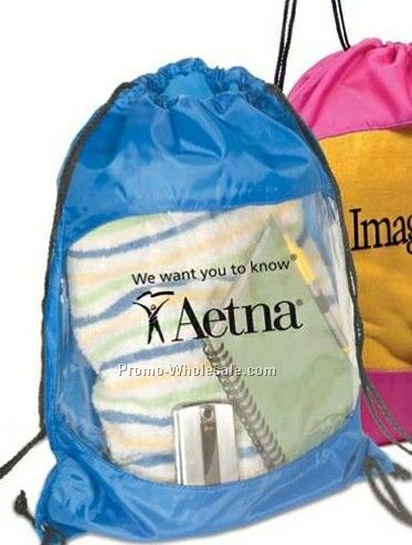 Clear View Drawstring Bag