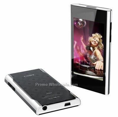 Coby 3 Inch Lcd High-resolution Video 4gb Mp3 Player Touchscreen Controls