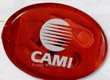 Compact Mirror W/8 Item Sewing Kit 3"x2 1/8" (3 Day Rush)