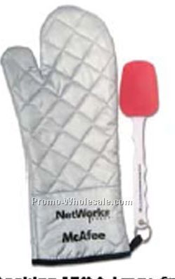 Cooking Mitt & Large Spatula Combo Set (Printed)