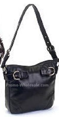 Cow Drum Dye Leather Handbag