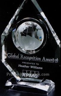 Crystal Magellan Global Award 11"
