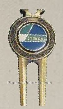 Custom Ball Marker W/Money Clip (2-1/2")