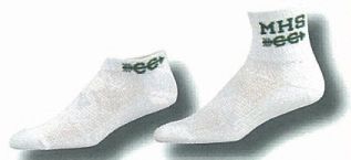 Custom Half Cushioned Sole Heel & Toe Socks (7-11 Medium)