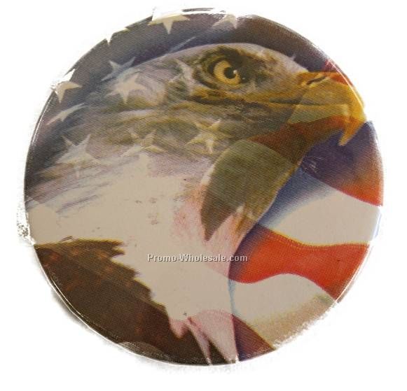 Custom Printed Button - 2-1/4" Diameter With Pin Back