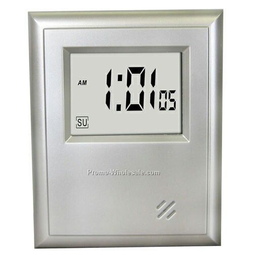 Desktop Digital Alarm Clock With Transparent Display