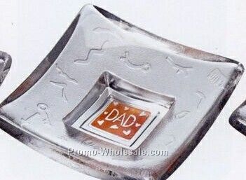 Domino Silver Dad Dish