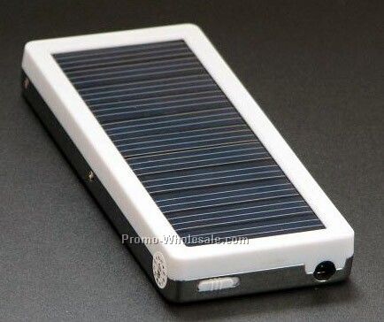 Econo White Solar Charger For Phone/ Ipod/ PDA/Digital Camera/Psp Systems