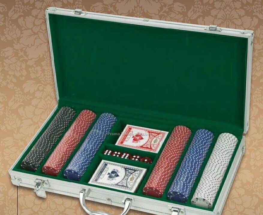Essentials Gioco 300 Poker Set 15-3/4"x8"