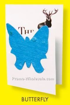 Floral Seed Paper Pop-out Booklet - Butterfly
