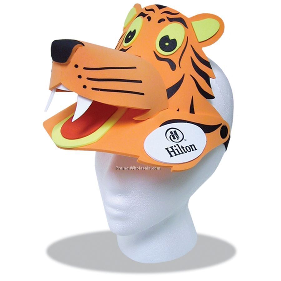 Foam Animal Sun Visor - Tiger