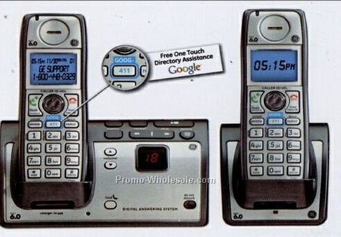 Ge Telephone/ Answering Machine W/ Goog-411 (Accessory Handset)