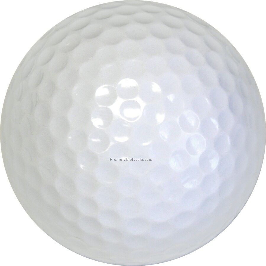 Golf Balls - White - Custom Printed - 4 Color - Clear 3 Ball Sleeves
