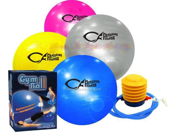 Gym Ball With Pump (Exercise Ball )