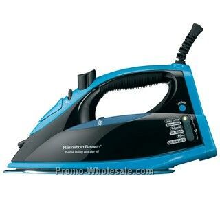 Hamilton Beach Non-stick Electronic Blue Iron