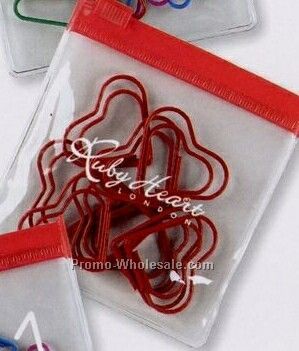 Heart Clipsters Paper Clip W/ Pouch - 3 Day Day