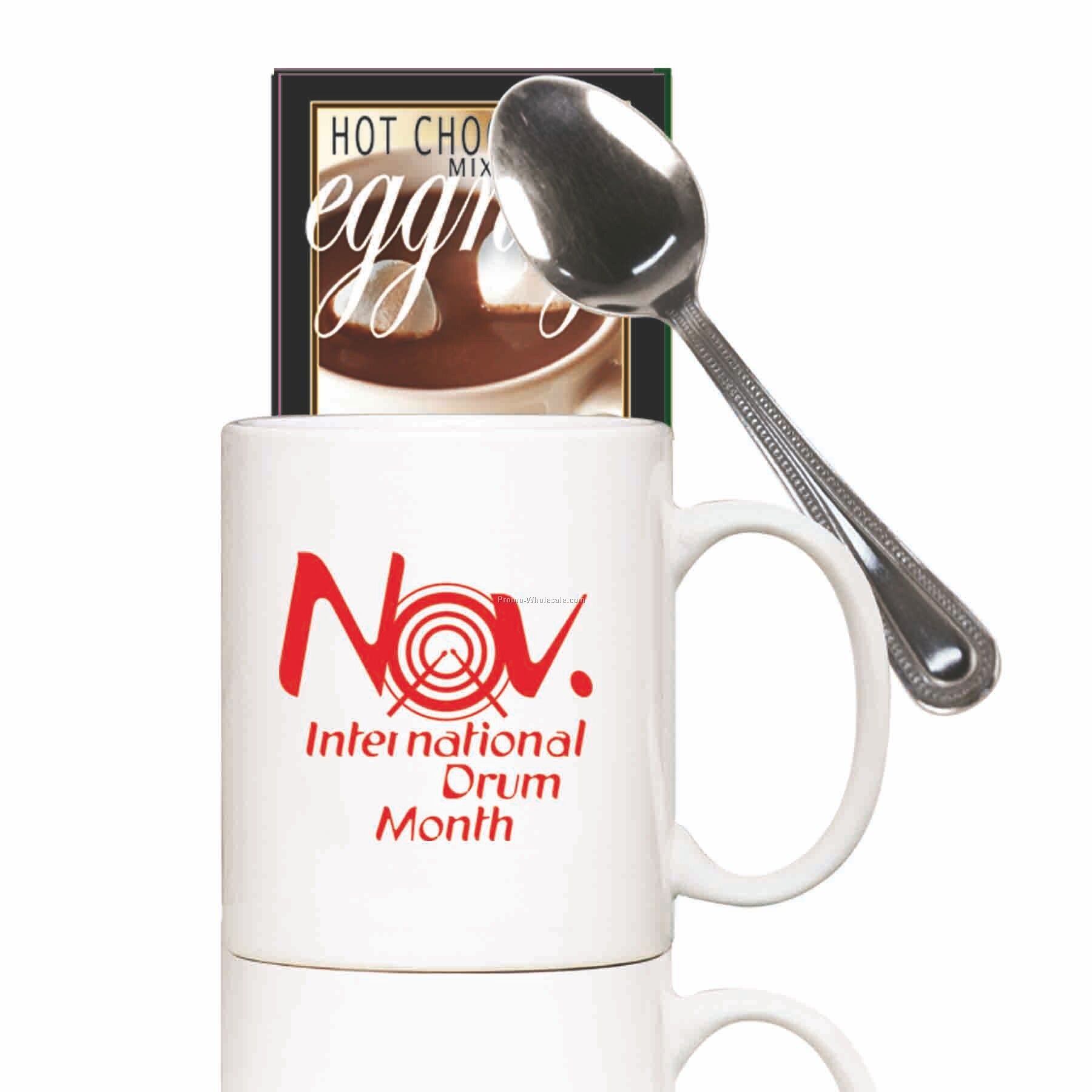 Hot Chocolate For 1 Gourmet Gift Set (Eggnog)