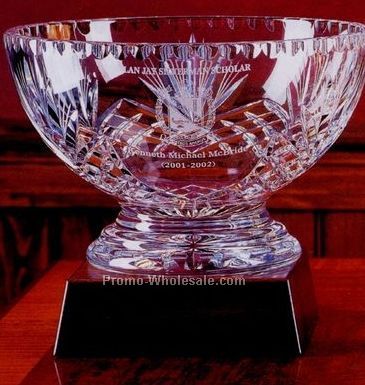 Krystof Crystal Boston Footed Bowl