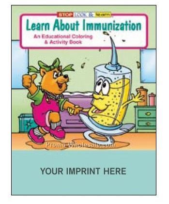 Learn About Immunization Coloring Book Fun Pack