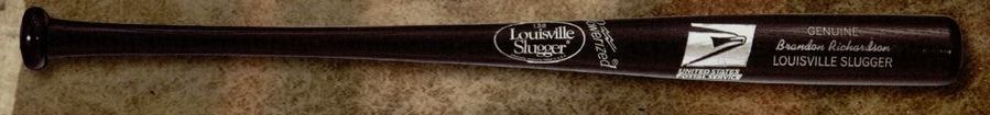 Louisville Slugger Tee Ball Corporate Wood Bat (Black/ Silver Imprint)