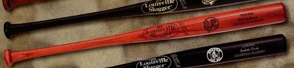 Louisville Slugger Youth Mlb Logo Bat (Wine Red/ Black Imprint)