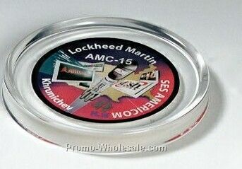 Lucite Coaster Shape Embedment