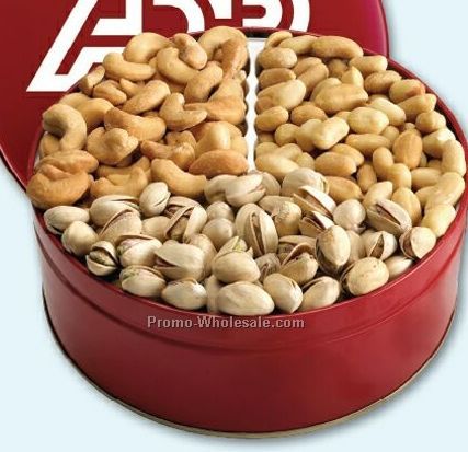 Medium 3-way Nut Tin (7-1/4"x2-5/8")