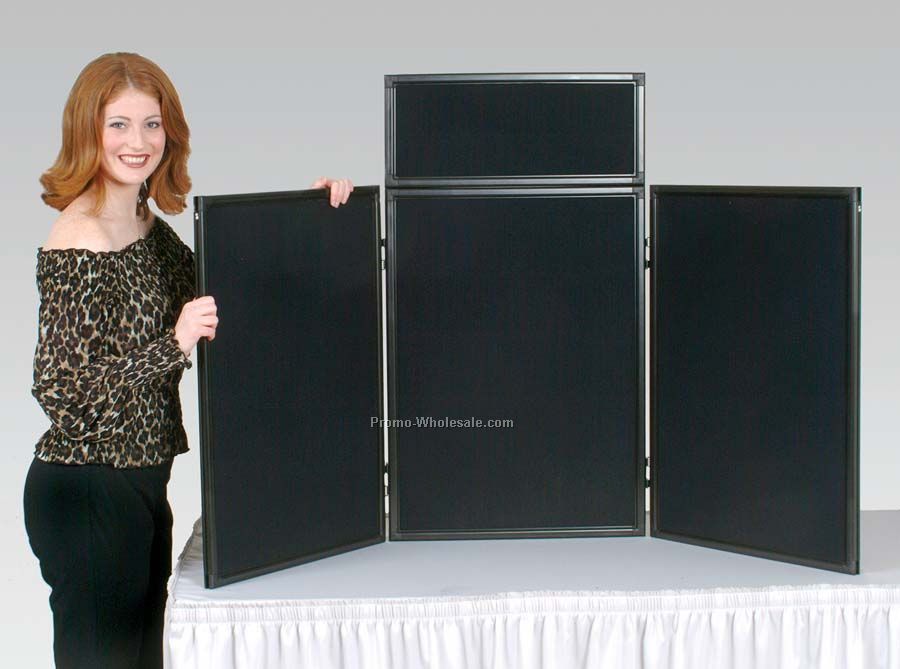 Mini 3 Tabletop Display With Fabric Panels