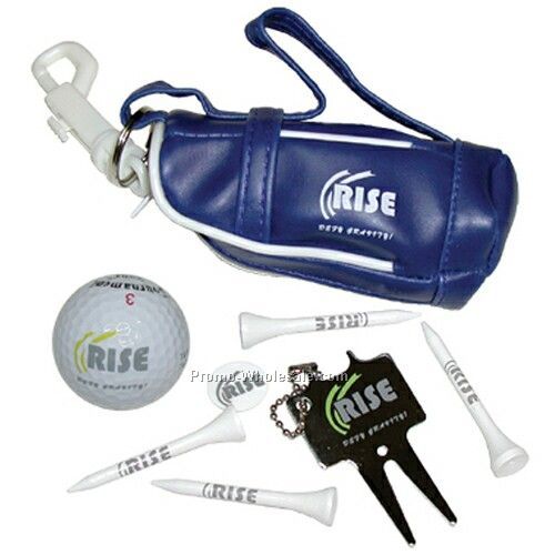 Mini II Golf Bag On Hook (4 Tees/ 1 Ball/ 1 Marker/ 1 Metal Divot Tool)