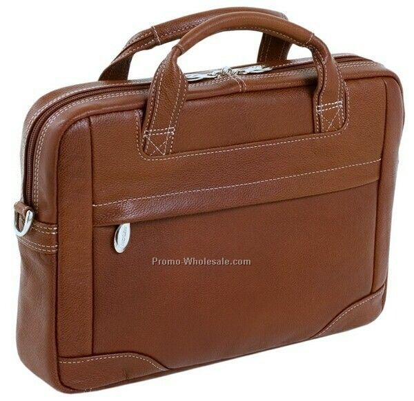 Montclare Leather Small Laptop Brief (14-1/4"x3"x10-1/4")