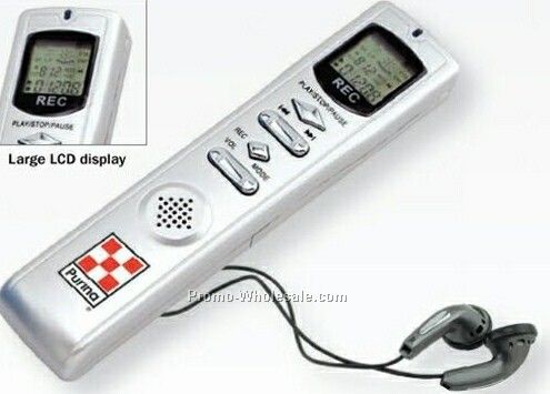 Mp3 Player And Digital Voice Recorder W/ 128mb Memory
