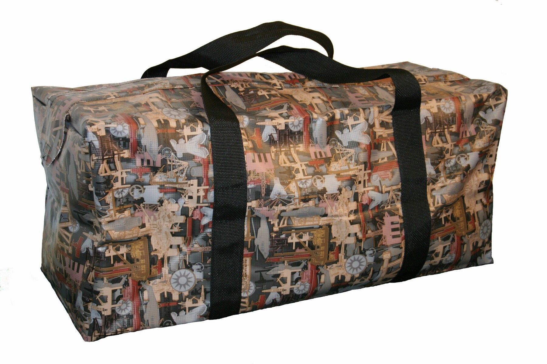 Oilfield Camo Heavy Duty Vinyl Bag With Dividers - Small