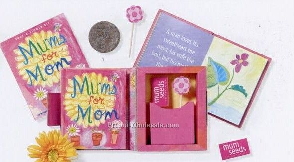 Petites Plus Mums For Mom Book & Flower Kit