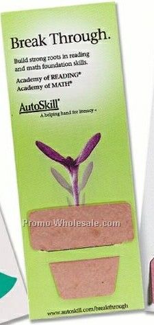 Plant-a-shape Bookmark (Flower Pot)