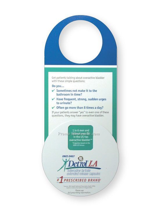 Plastic Door Hanger W/ Wheel