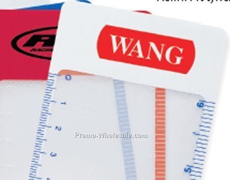 Pocket Book Sheet Magnifier W/ Standard/ Metric Ruler